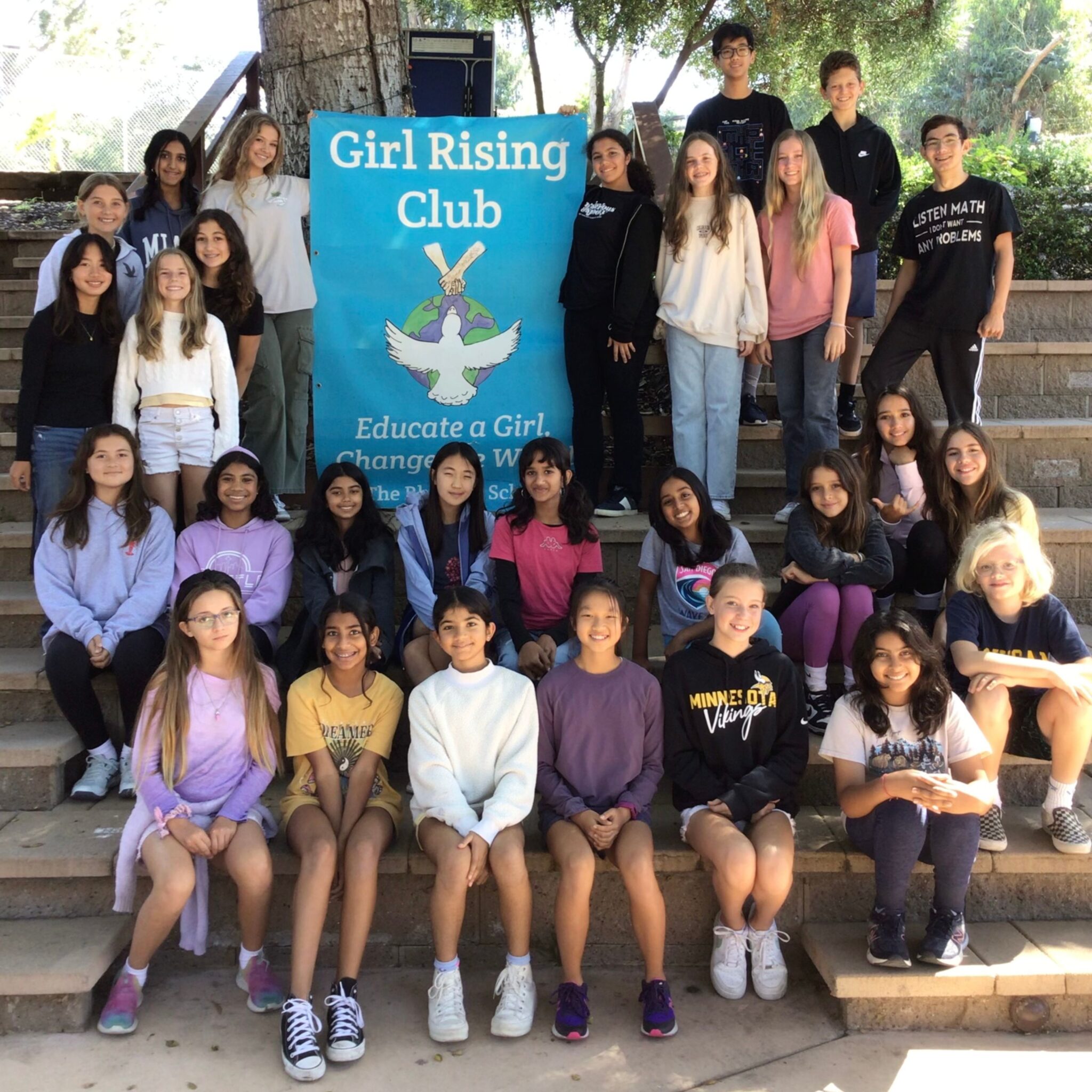 The Rhoades School Girl Rising Club began last week to launch the 2023